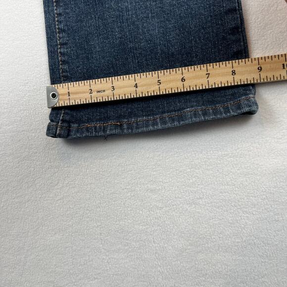 Levis 515 Jeans Womens 12 (33x32) Blue Boot Cut Dark Wash Bootcut Denim - Picture 10 of 11